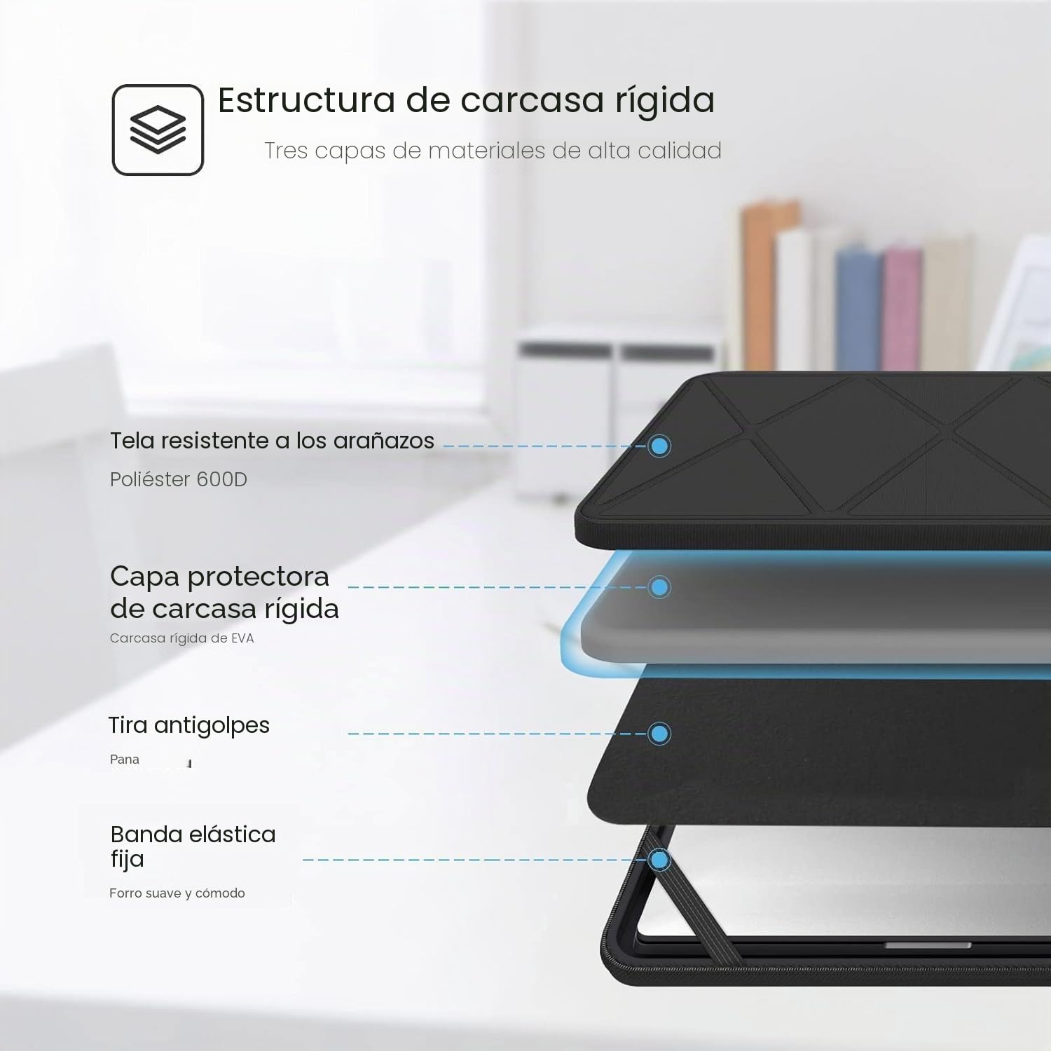 Smatree Funda de Carcasa Dura para portátil Compatible con maletín para portátil ASUS ROG Strix Scar 18 de 18 Pulgadas, ASUS ROG Strix G18, ASUS ROG Strix Scar 18 (2024), ROG Strix G18 (2024)