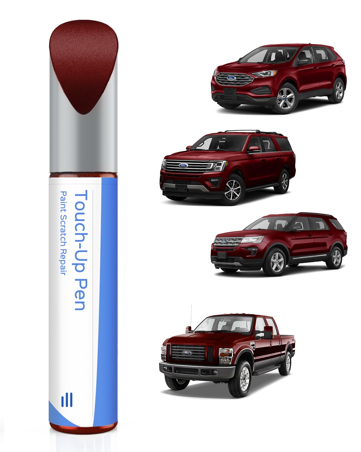 YZ/Z1/M6887 - Lápiz de retoque blanco Oxford compatible con Ford Todos los modelos, coincidencia exacta para chips y arañazos — view 7