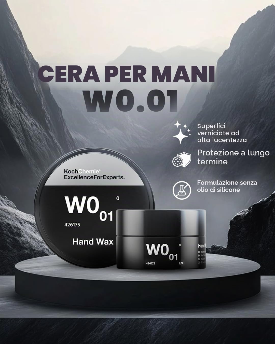 KOCHCHEMIE - W0.01 - Hand Wax - Carnauba - 18