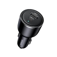 UGREEN 63W Caricatore Auto USB C PD 3.0 QC 3.0 PPS 45W Accendisigari USB