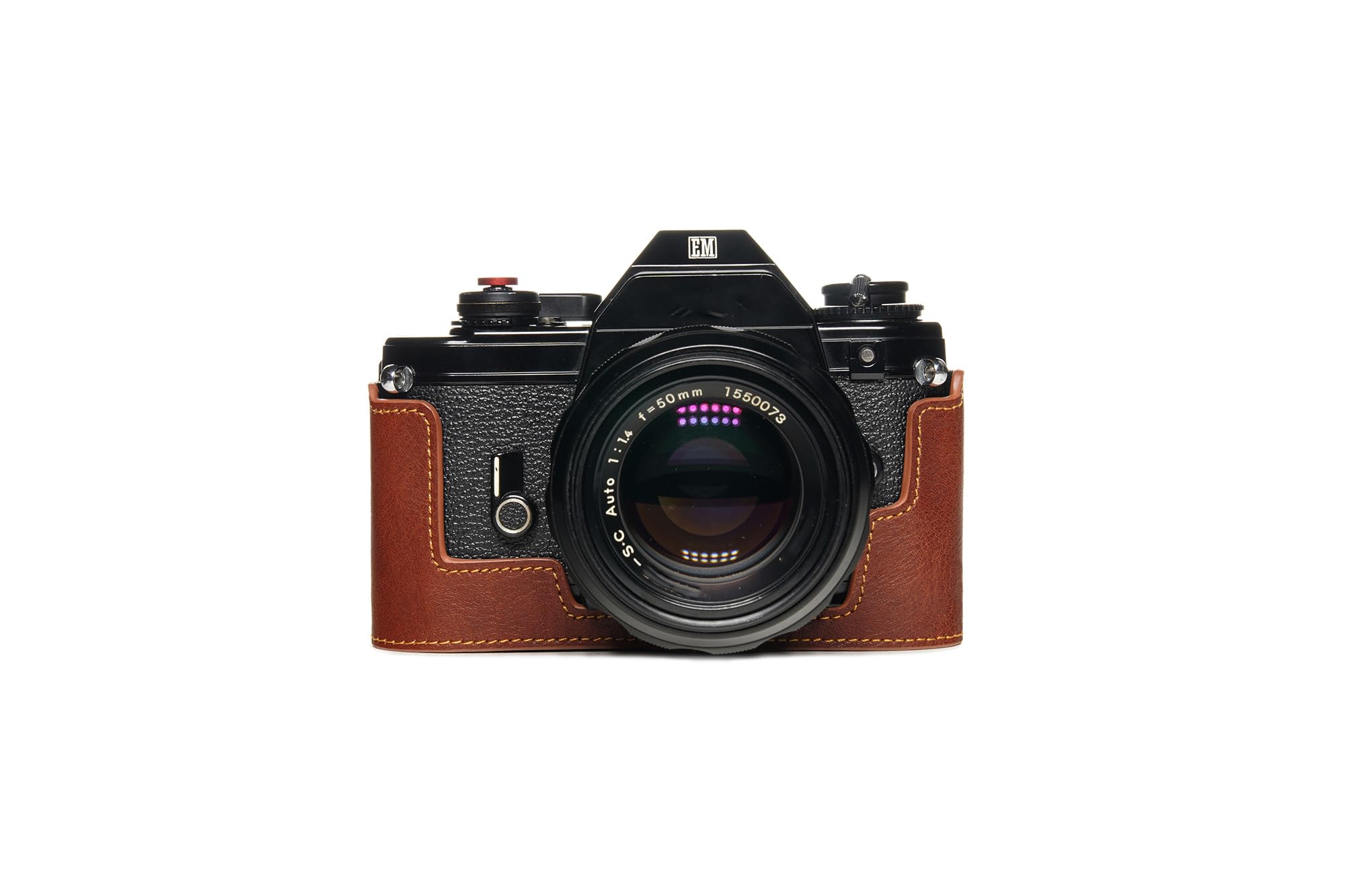 Amazon | TP Original Nikon EM 専用 ブルタイプ 本革 ボディケース 赤