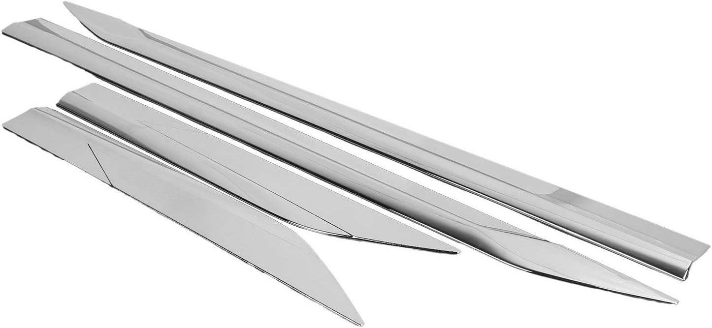 Body Side Cover Trim for 2019 2020 ABS Plated Exterior Car Accessory 4-Piece Set Designed for Fit and Enhanced Vehicle