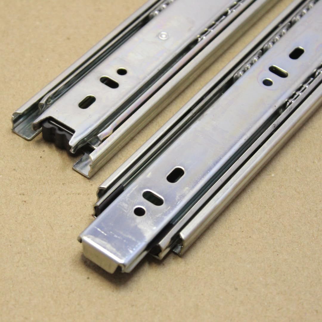 Success Heavy Duty Mild Steel Ball Bearing Drawer Slides/Telescopic Channel | Smooth Movement | Silver Finish (24 inch) (B0CN96XJ4N) Amazon Price History, Amazon Price Tracker