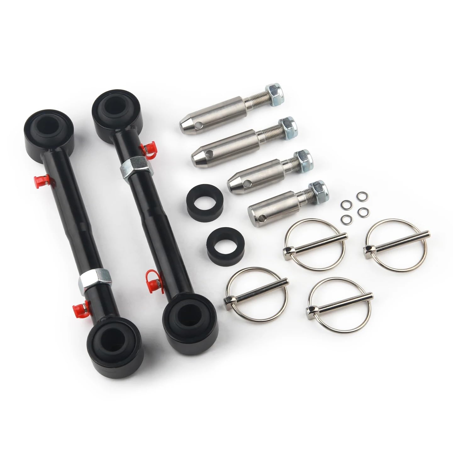 Ramiona zawieszenia Pasuje do Jeep Wrangler JK 2007-2018 2.5 "- 6" łączniki przedniego stabilizatora regulowane podnośniki Wahacz samochodowy
