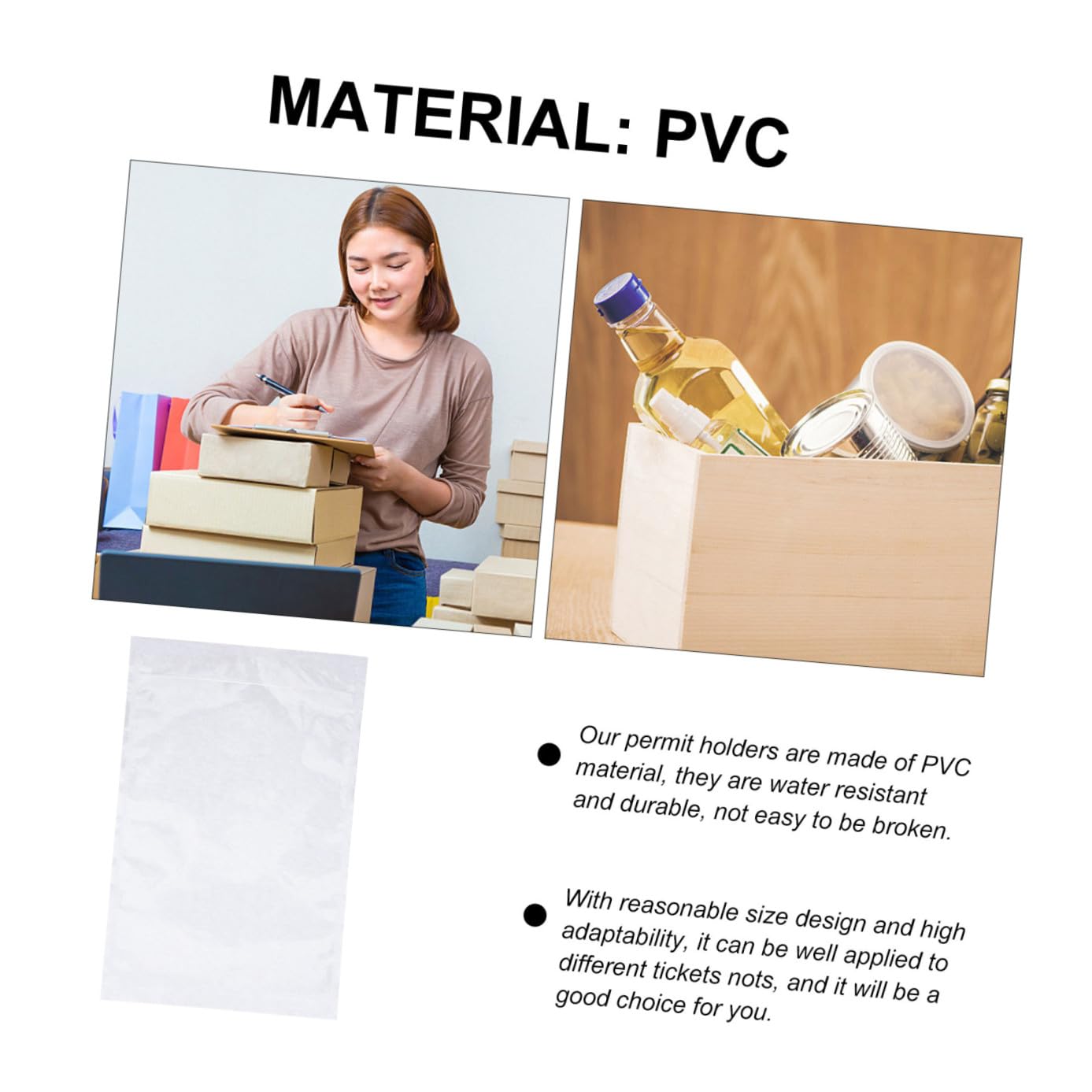 Angoily 400 Pièces Pochettes Auto Adhésives Transparentes pour de Colis Pochettes Étiquette Expédition Résistantes Protection Pratique pour Étiquettes Adresse Carton Plastique et