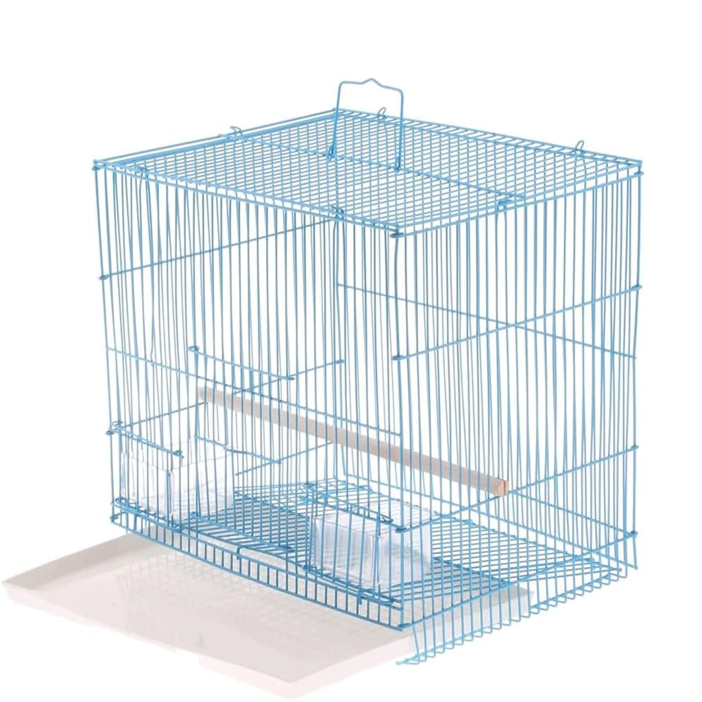 Jaula para pájaros, Jaula para pájaros, jaulas para pájaros, transportines Grandes para pájaros, Jaula de Vuelo de Metal Creativa Cuadrada, transportín Duradero para Casas