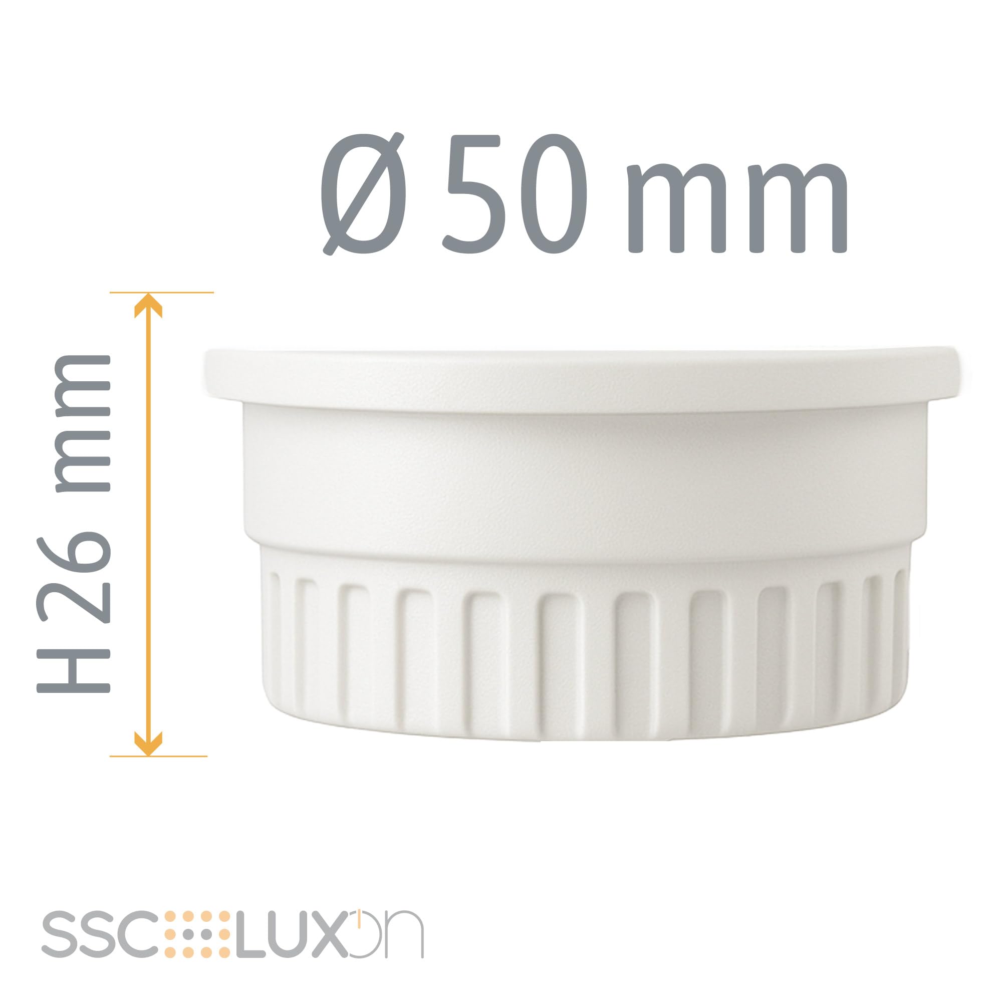 SSC-LUXon 10x LED LumiFLEX Glühbirne GU10 6W dimmbar – 3 Lichtfarben warm neutral kalt per Schalter – Leuchtmittel Set für Aufbaustrahler Einbaustrahler