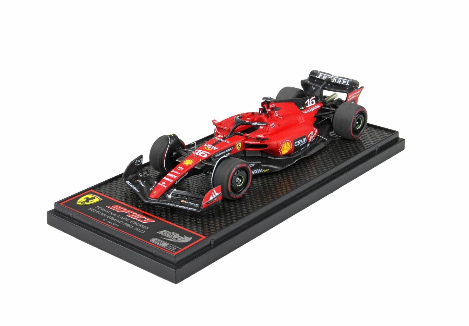 フェラーリ SF23 1/43 Amazon | BBR 1/43 フェラーリ SF-23 ベルギーGP 2023#16