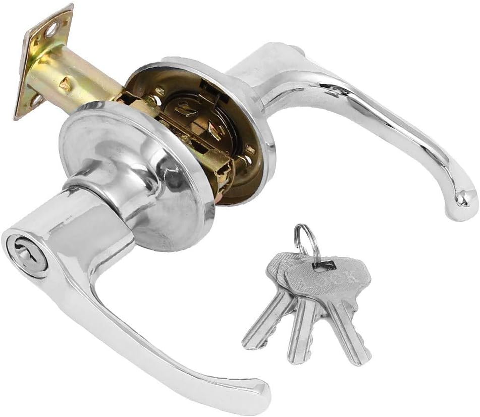 New Lon0167 Bedroom Gate Featured L Shape Knob reliable efficacy Lock Lockset for 30mm-50mm Thickness Door(id:f88 4e 76 bd4)