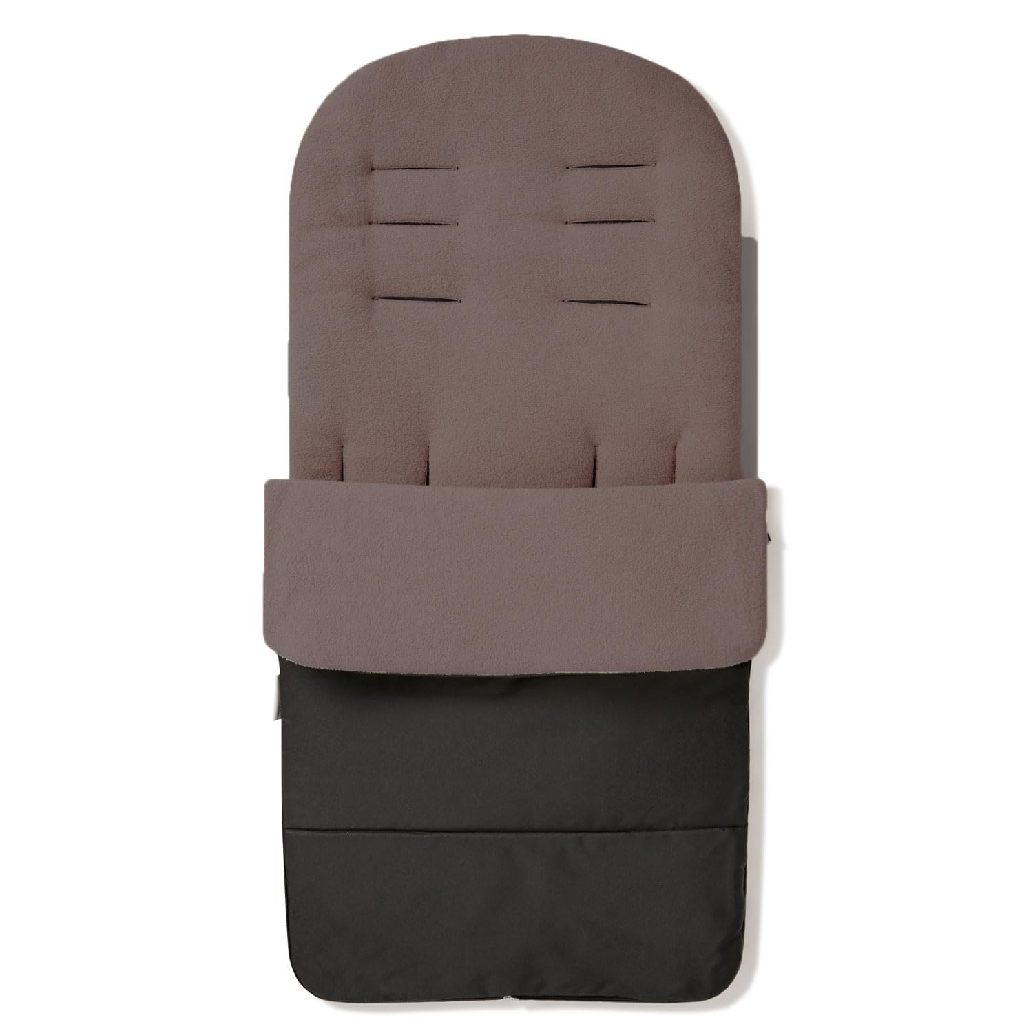 For Your Little One Universal Footmuff – Deluxe Fleece Lined Cosy Toes, Snug Fit for All Pushchairs, Strollers, Prams & Buggies, Jogger | Compatible with Silvercross (Premium, Brown)