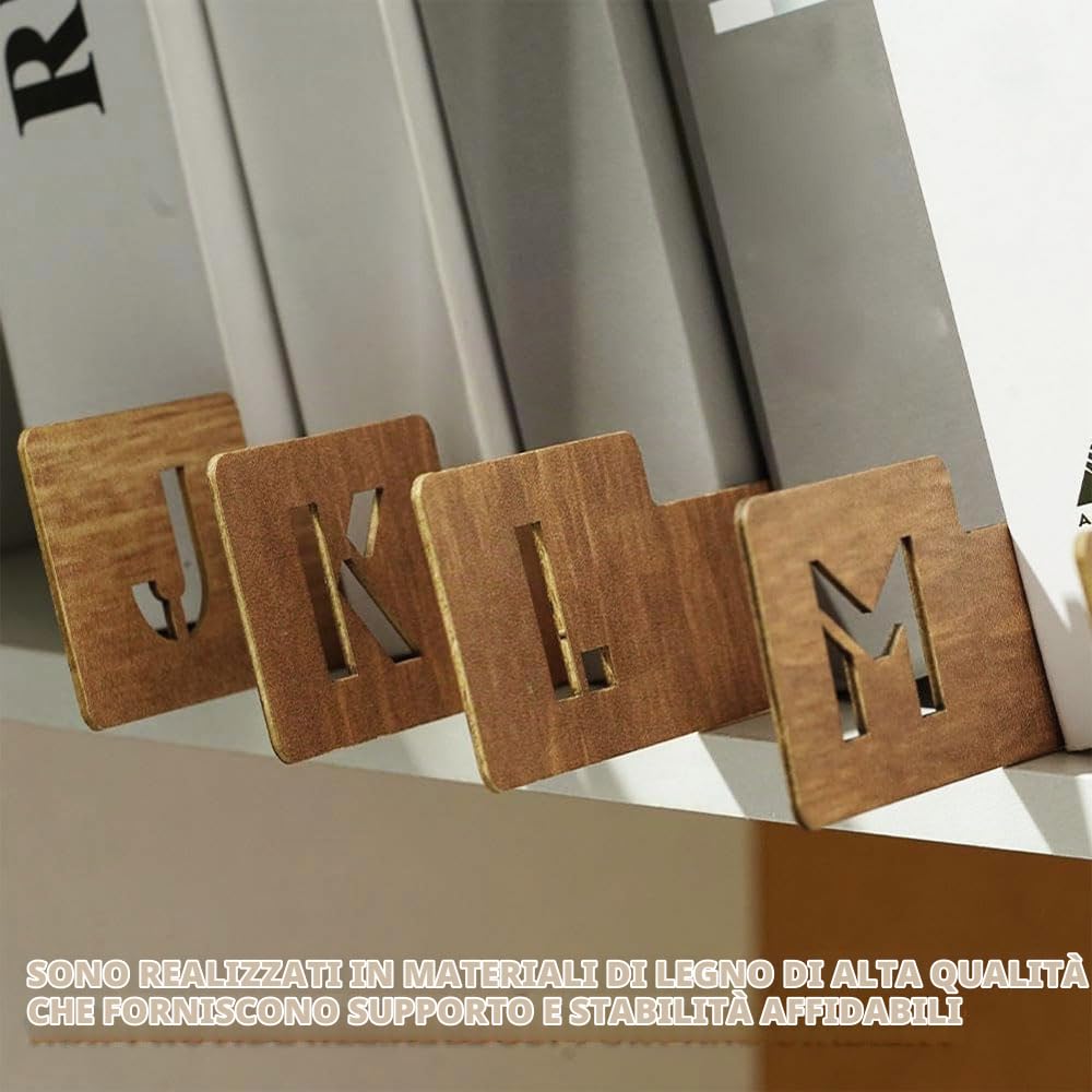 26 Pezzi Divisori per Dischi in Vinile Alfabetici A-Z Divisori In Legno | Per Dischi Separatori per Dischi in Vinile Divisori per Dischi in Vinile, Album, Cd, DVD, Media, Libri
