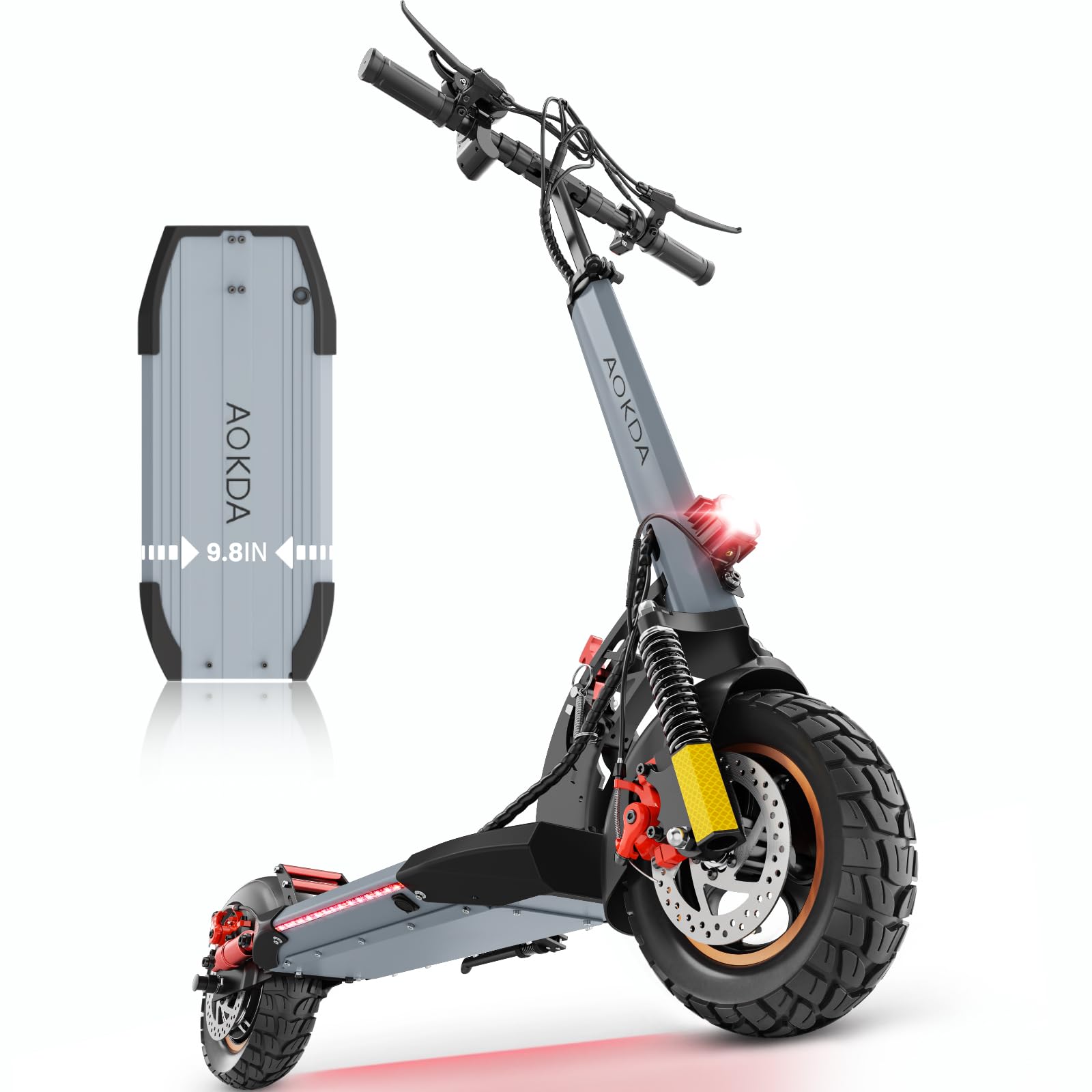 A1 Electric Scooter for Adult,800W Motor,28MPH Max Speed,48V/12.5Ah Range 25Miles,Dual Disc Brakes Electric Scoote Adult,10" E Scooter for Adults,High Performance Escooter。