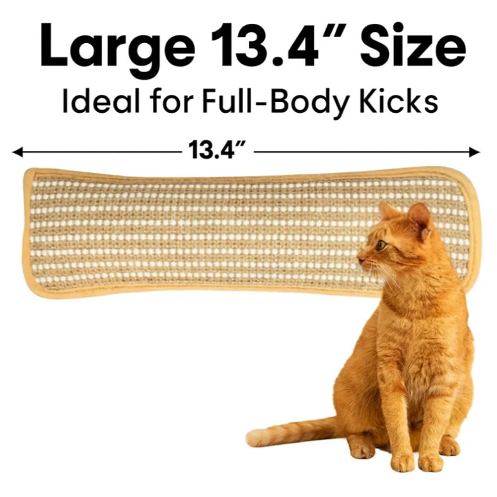 Generisch Catnip Kicker Pillow, cojín de hierba gatera, juguete dental, sisal natural, tabla interactiva para gatos (3 unidades)