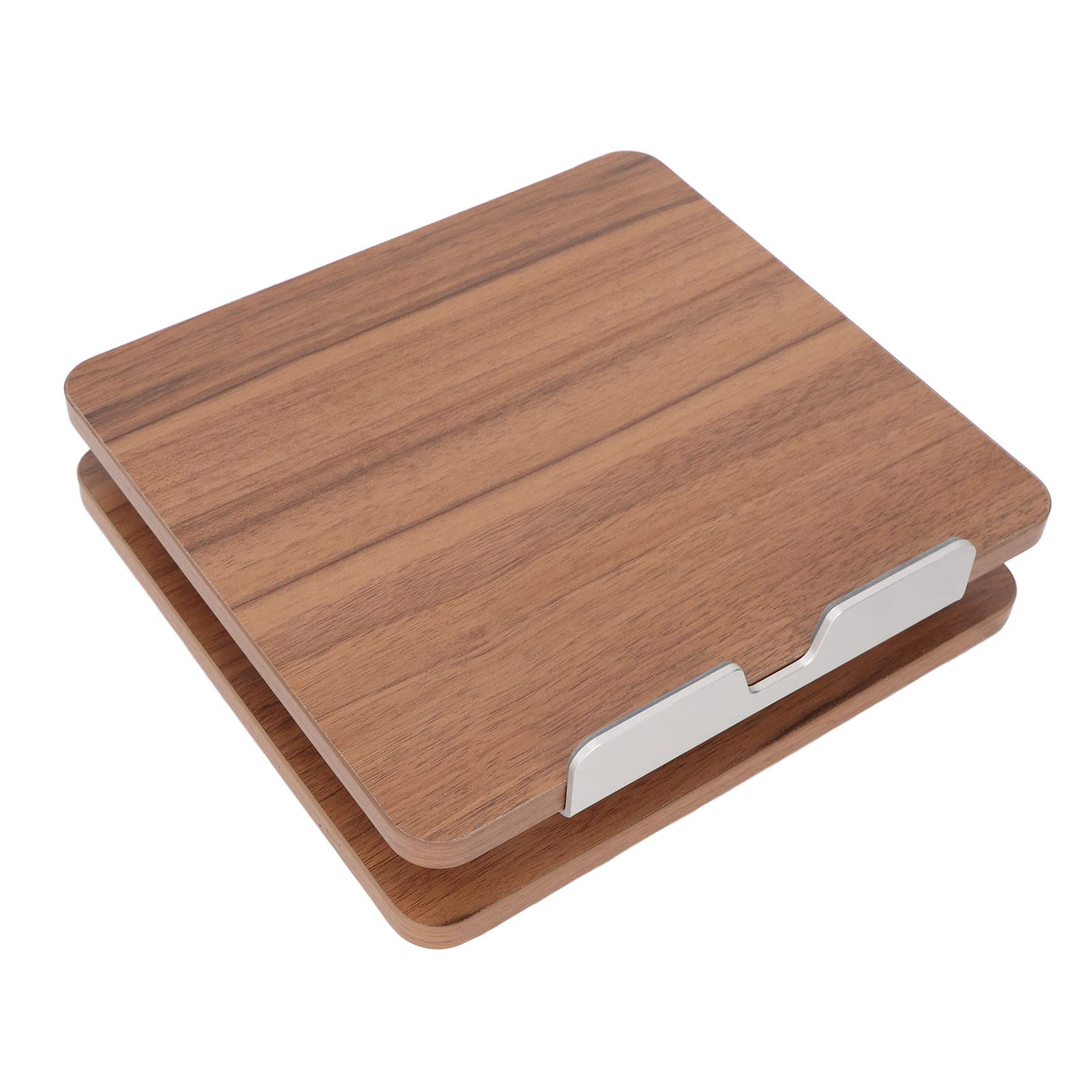 Supporto per Laptop, Porta Laptop in Legno Accessori per Scrivania da Ufficio con Comodo Design Regolabile Ergonomico in Lega in Alluminio in Lega di Legno Profondo Office Staffa Soporte