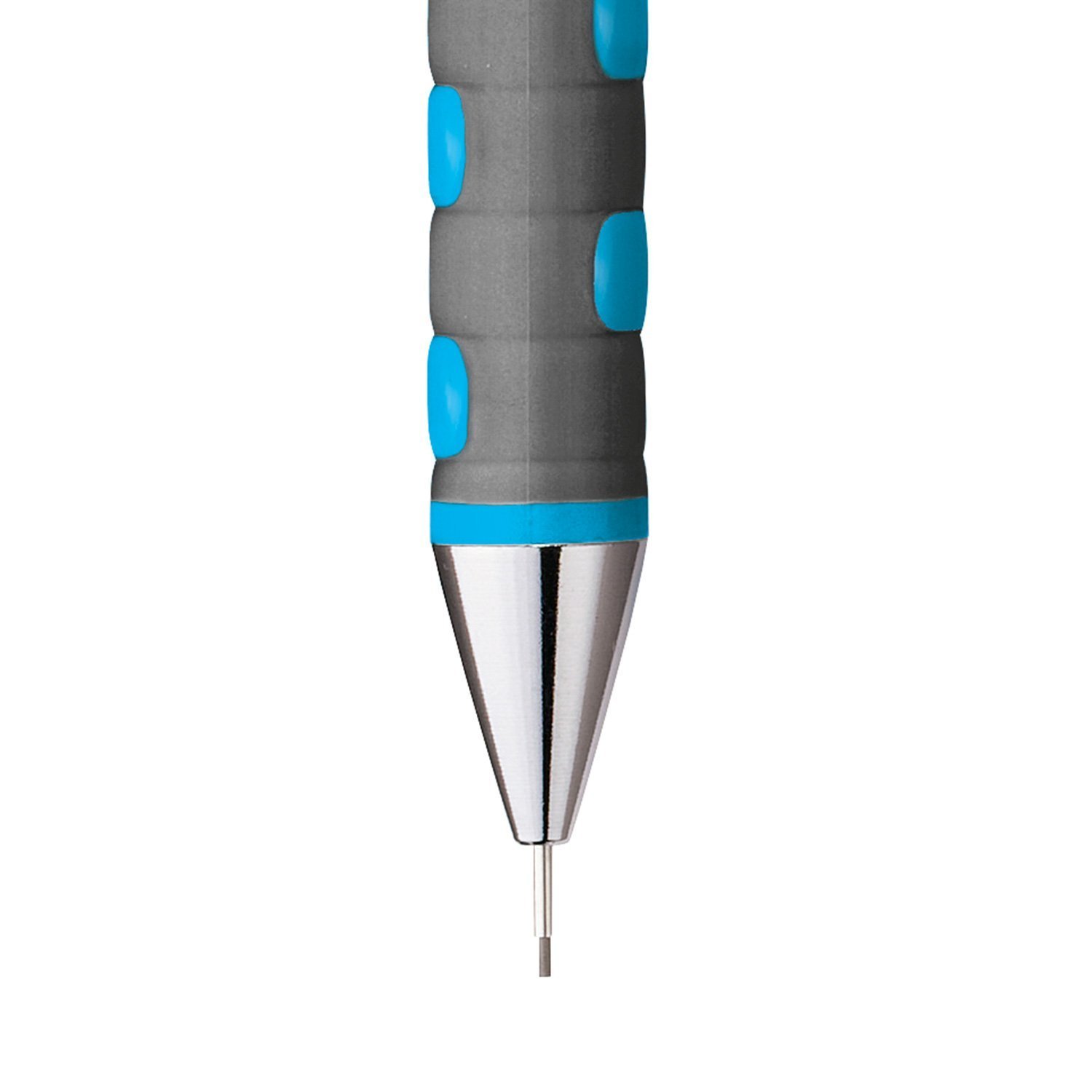 rOtring Tikky - Portaminas HB de 0,70 mm, azul claro, caja de 12