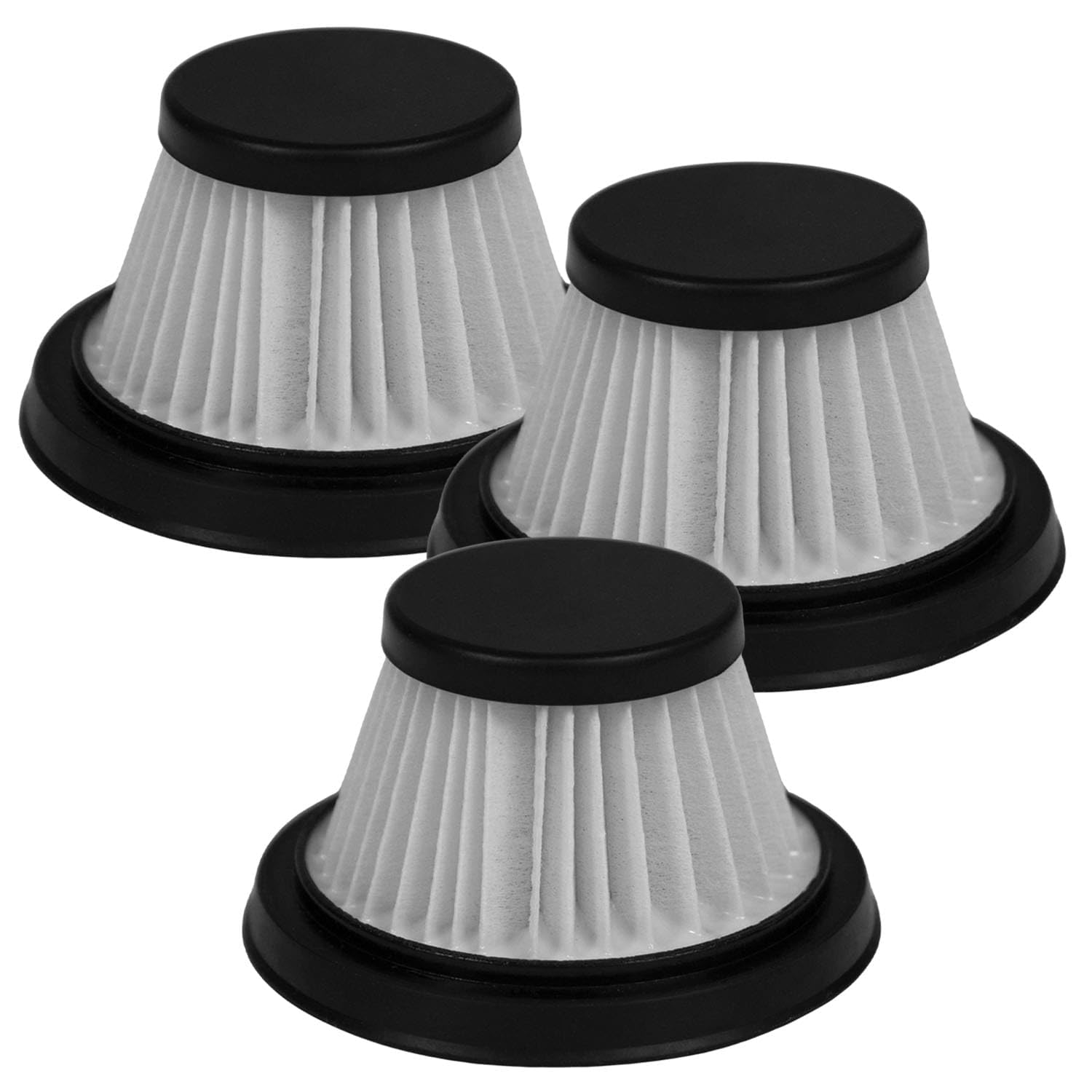 Horsepower Duck Replacement filters for Handheld Portable Vacuum, AS SEEN ON TV, Helps Remove Dust, and Allergens, and helps Keep your Duck Working its Best (Vacuum Not Included)