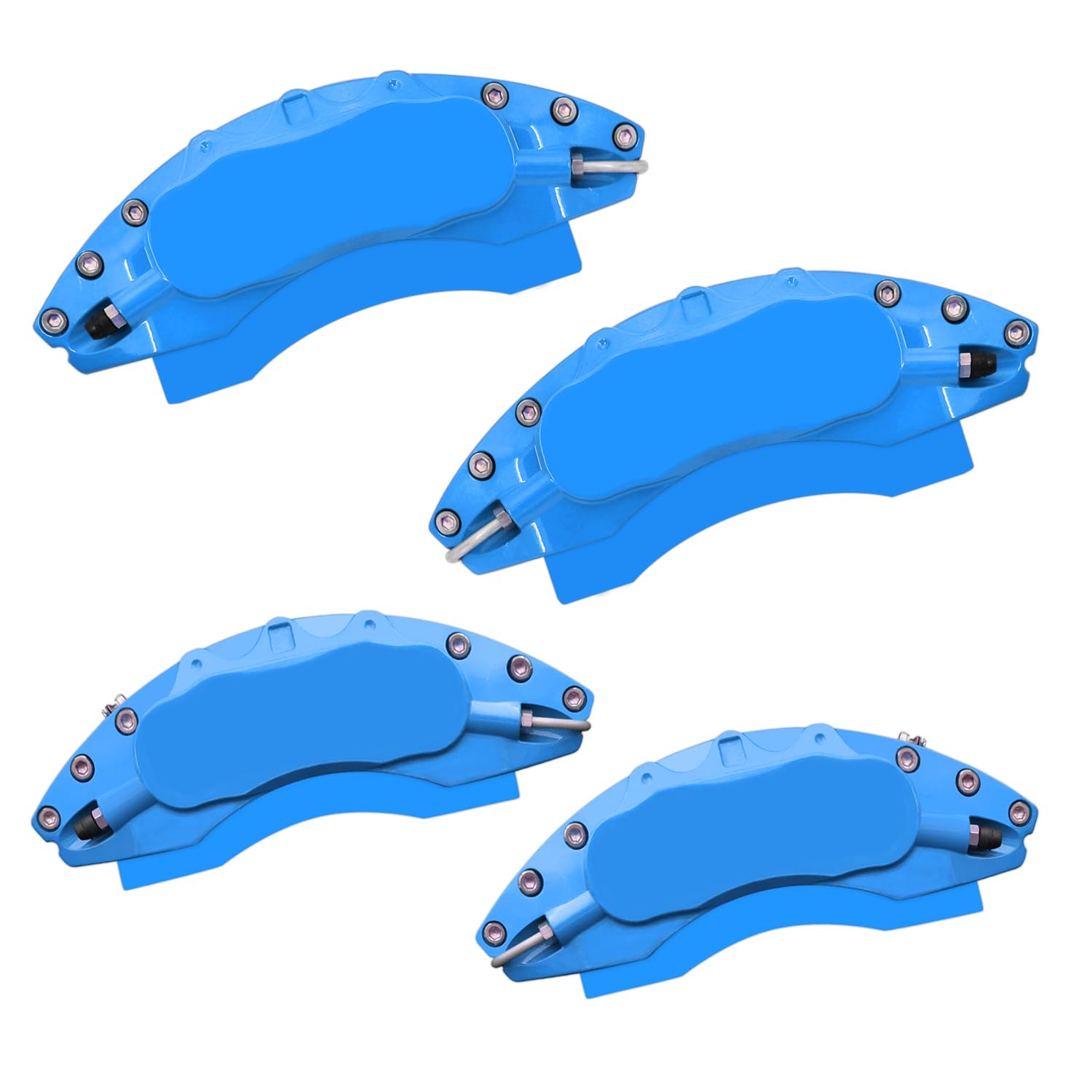 Amazon.com: AOOA Aluminum Light Blue Caliper Covers Fits Toyota