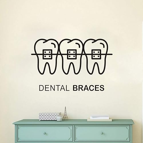 Miniatura 3 de Adhesivo de pared para el cuidado de los dientes, vinilo extraíble para clínica, oficina de dentista, tienda de salud, vinilo decorativo extraíble