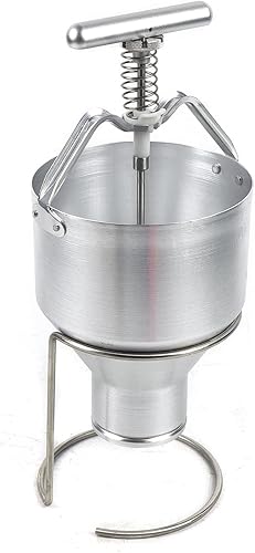 Depósito manual de donas de 5 litros, gotero y émbolo dispensador de masa, fácil de operar, 6 rosquillas de grosor ajustable para uso comercial en