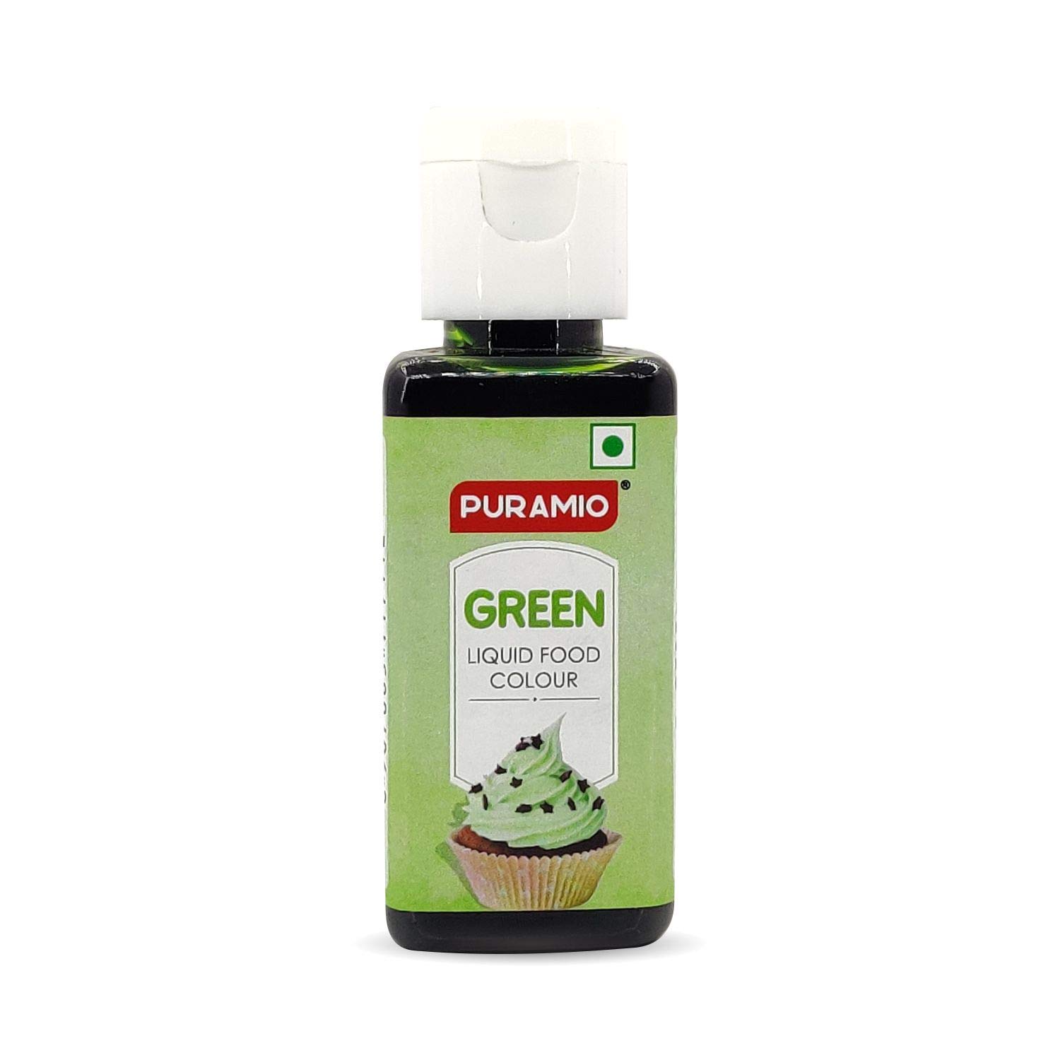 Puramio Liquid Food Colour - Green, (50ml)