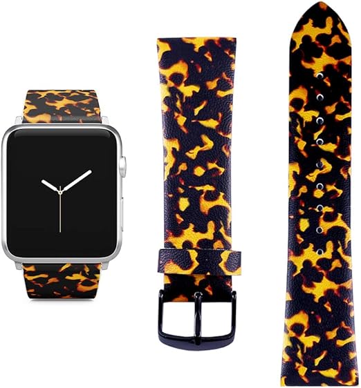 tortoise shell apple watch band rose gold