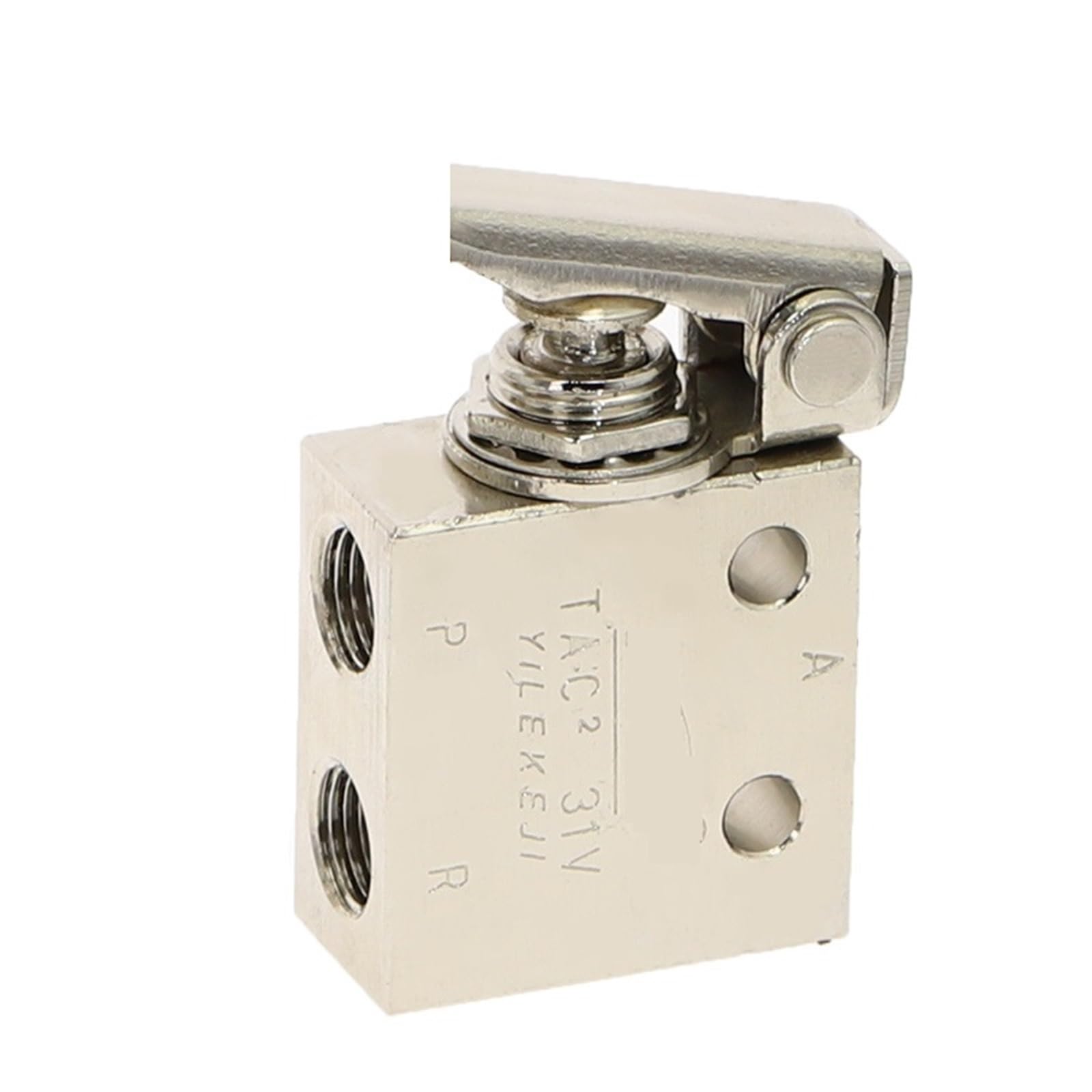 Zawór TAC2-31P 1/8", gwint 2 pozycje, 3-drożny reset sprężyny, dźwignia powietrza, przełącznik pneumatyczny, zawór w armaturę, tłumik (TAC2-31P-4 mm)