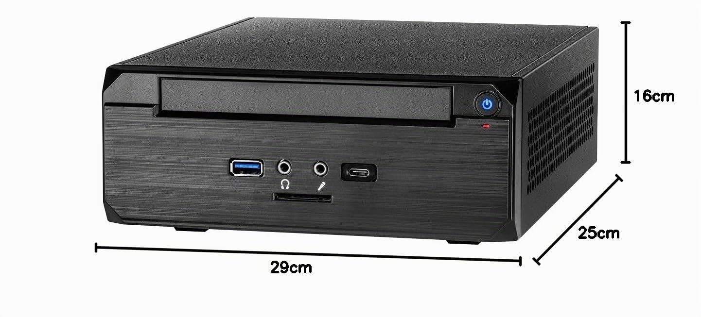 CAJA PC INTER-TECH MW-02 II MINI TOWER NEGRO