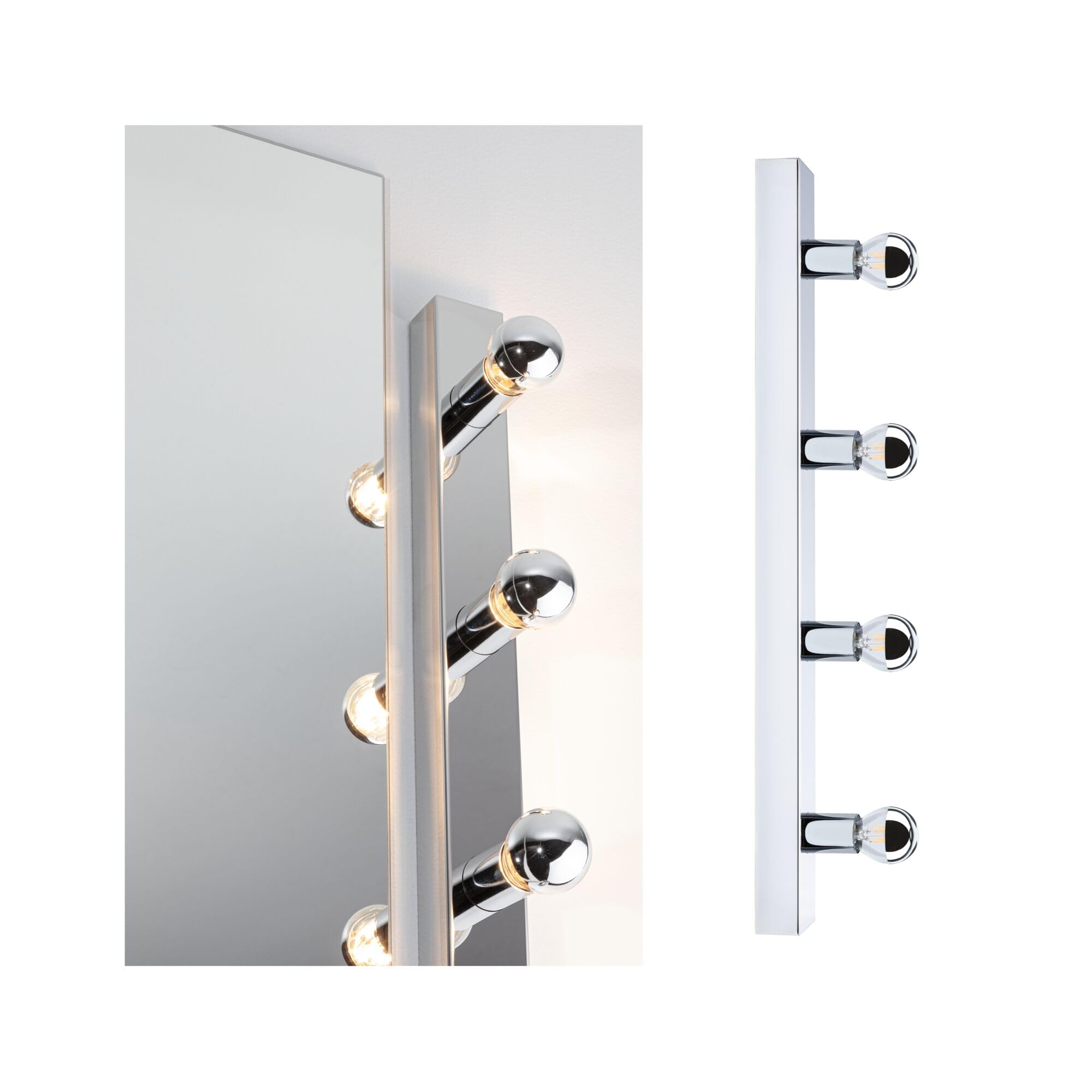 Paulmann 80098 Spiegelleuchte IP44 E14 230V max. 4x40W dimmbar Chrom