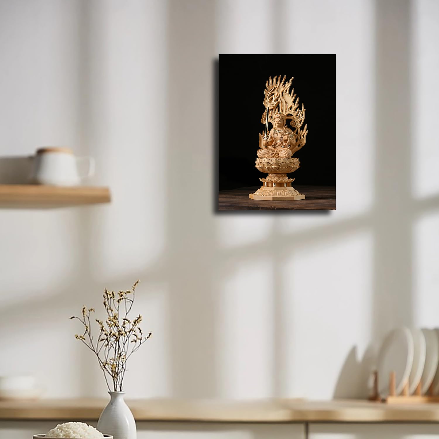 仏像 額縁 インテリア