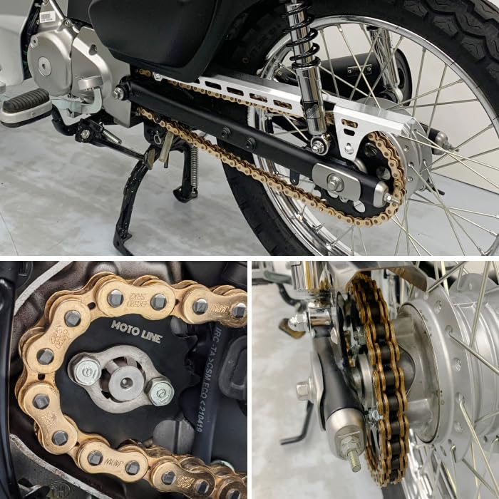 Amazon | MOTOLINE チェーン＆スプロケット スーパーカブC125(JA58