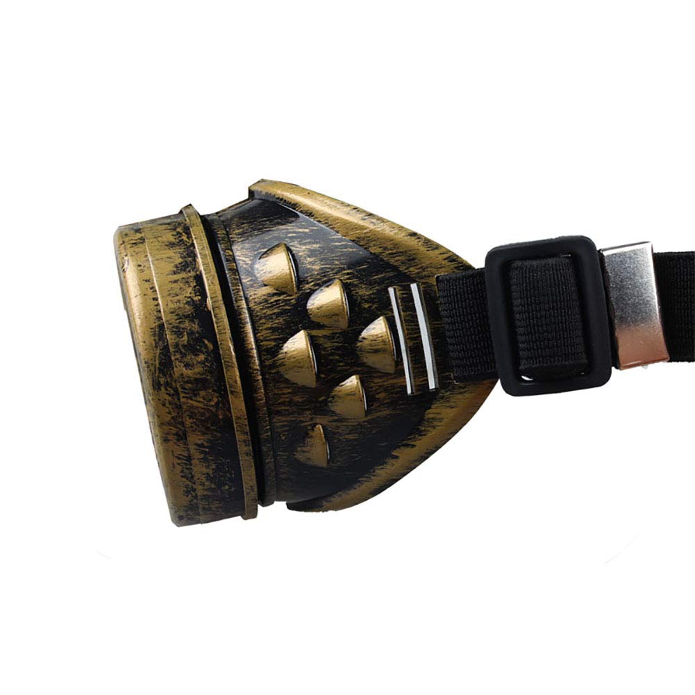 Heavy Metal Steampunk Motorcycle Glasses Gothic Style Driver Goggles Protective Glasses for Cosplay Halloween Decorations