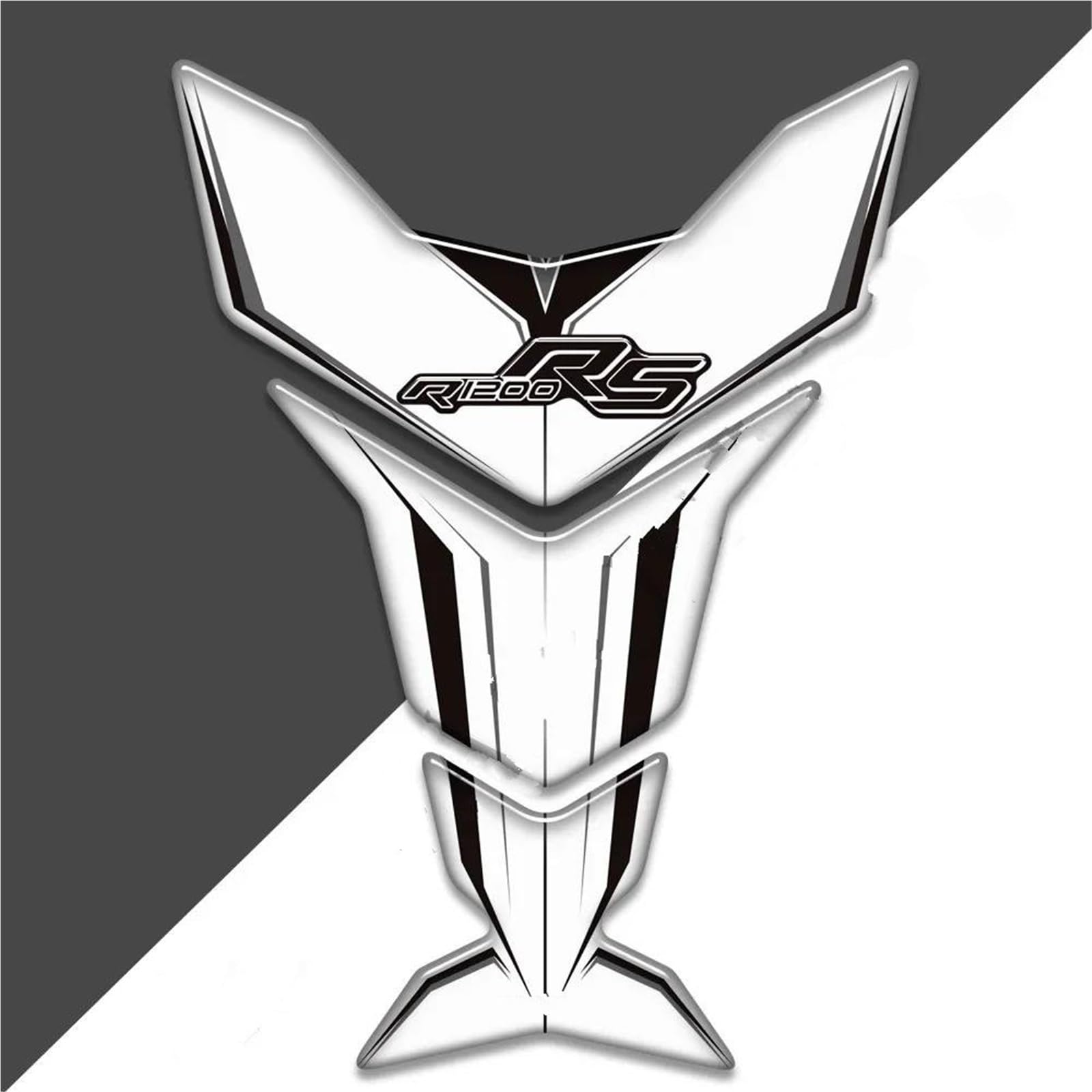 Motorbike Stickers Motorcycle Fuel Tank Stickers for BMW R1200RS R 1200 RS R1200 Fish Bone Sticker Protection Decal Traction Pad Resists Fuel Tank Protection Pads(Color6)