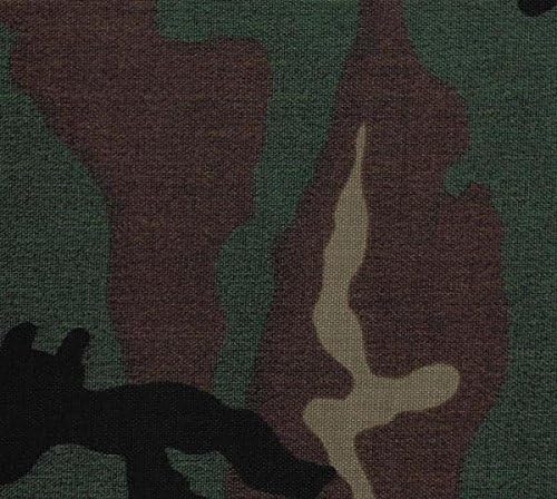 Woodland Green 1,000 Denier Nylon 60" Cordura Camouflage by The Yard