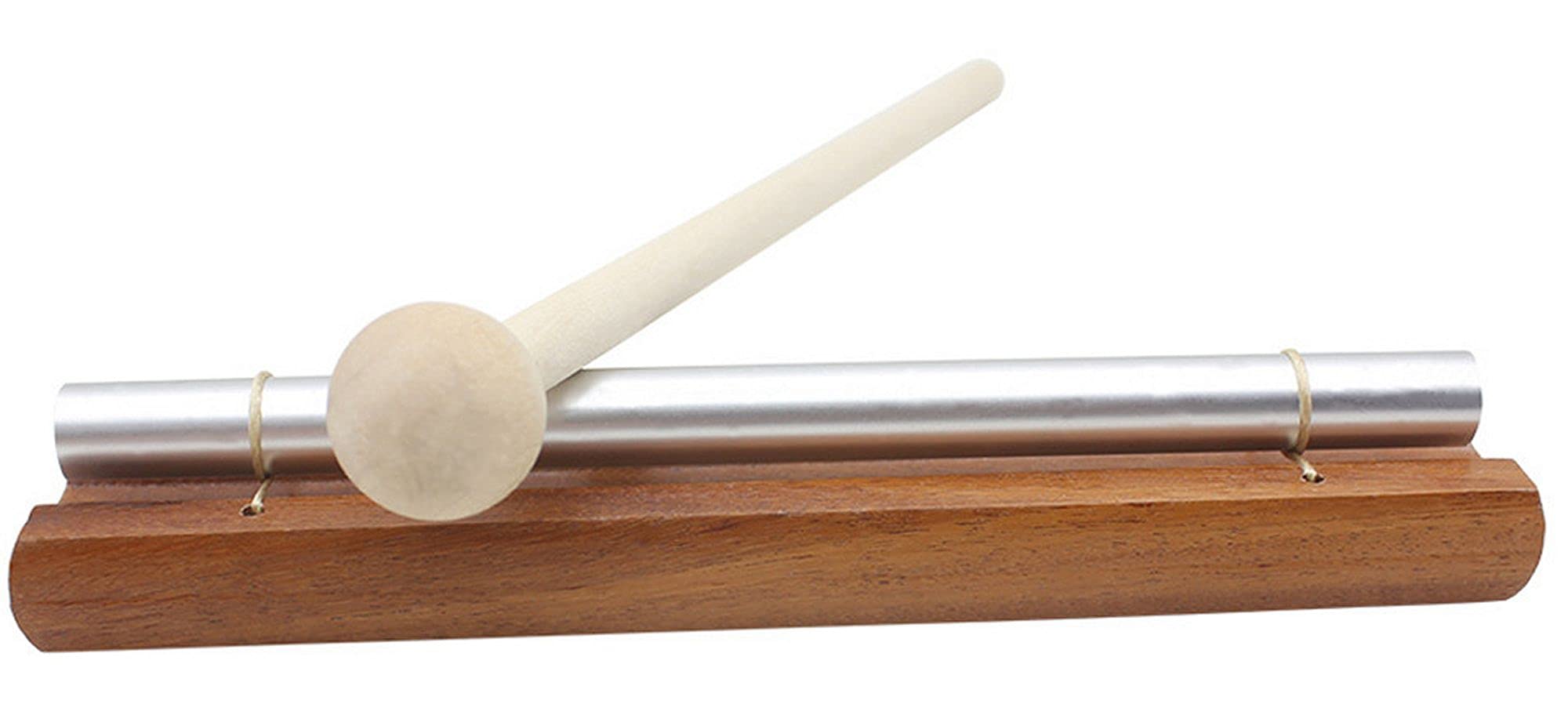 Energy Chime Bar & Wooden Mallet - Single Tone - Teachers, Meditation, Yoga, Sound Healing, etc.