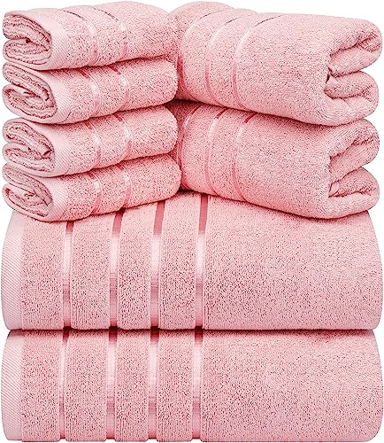 Utopia Towels 8er-Pack Handtuch-Set, Altrosa – Ansicht 1