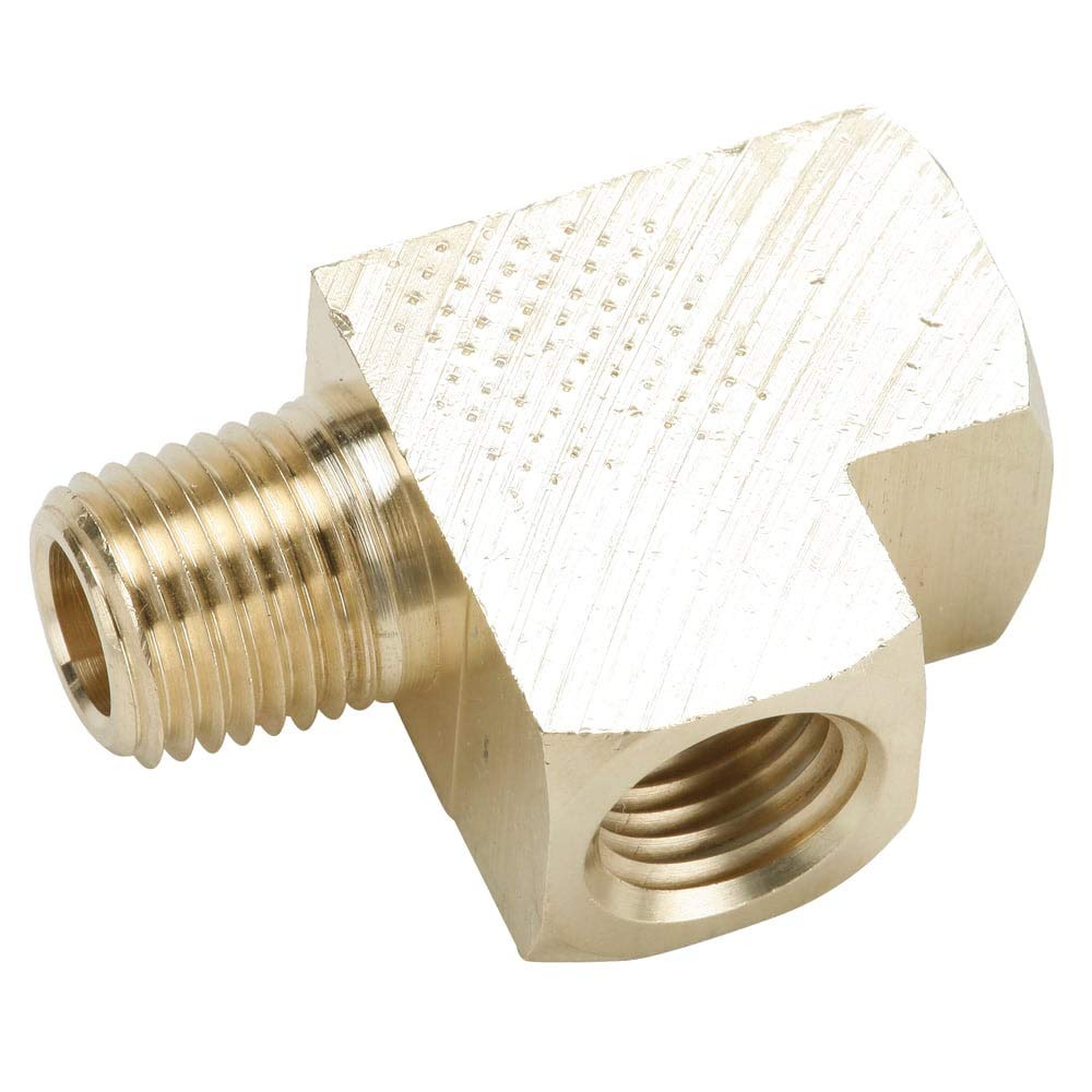 Parker Hannifin Street Tee Pipe Fitting, 3/8" Female Thread x 3/8" Male Thread