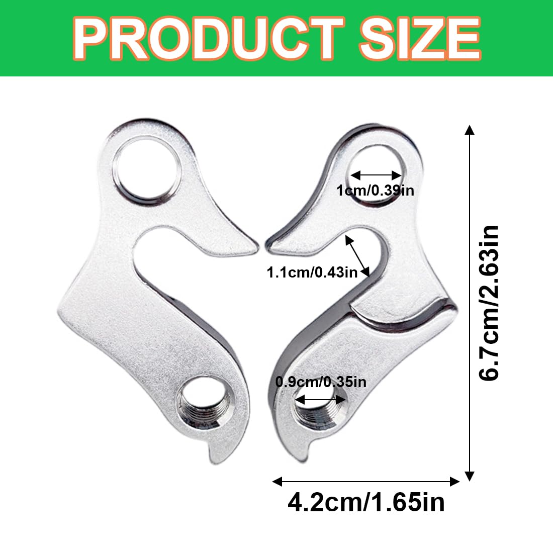 Alluminio Lega Bicicletta Gancio Deragliatore Gancio for Alluminio Lega Bicicletta Gancio Deragliatore Gancio for