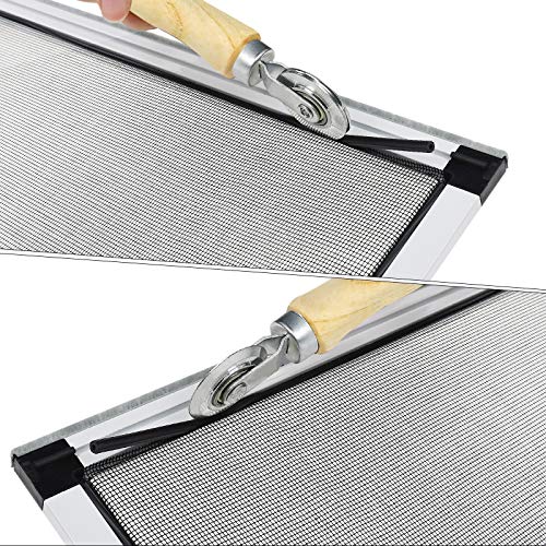 Yoochee Screen Tools - Screen Rolling Tool And Screen Spline Remover Hook - Screen Roller Tool With Wooden Handle And Steel Wheel For Screen Repair - Durable Tools For Installing Door Screens Window #TOP4