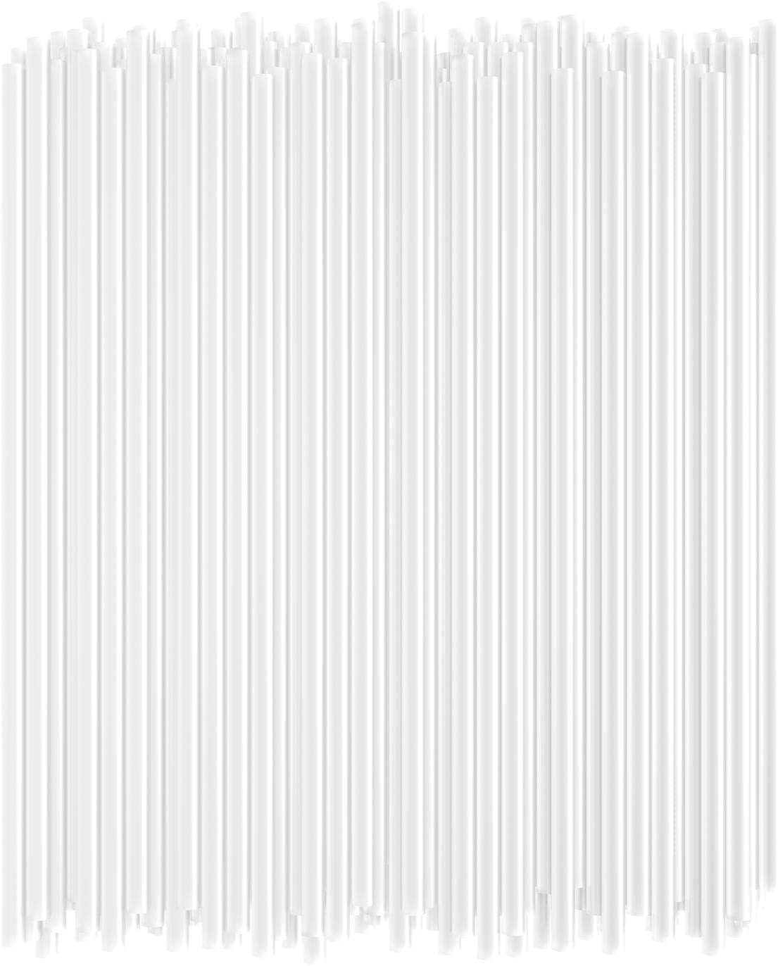 Disposable Drinking Straws - 7 3/4 Inches Long - Standard Size (Clear, 250)