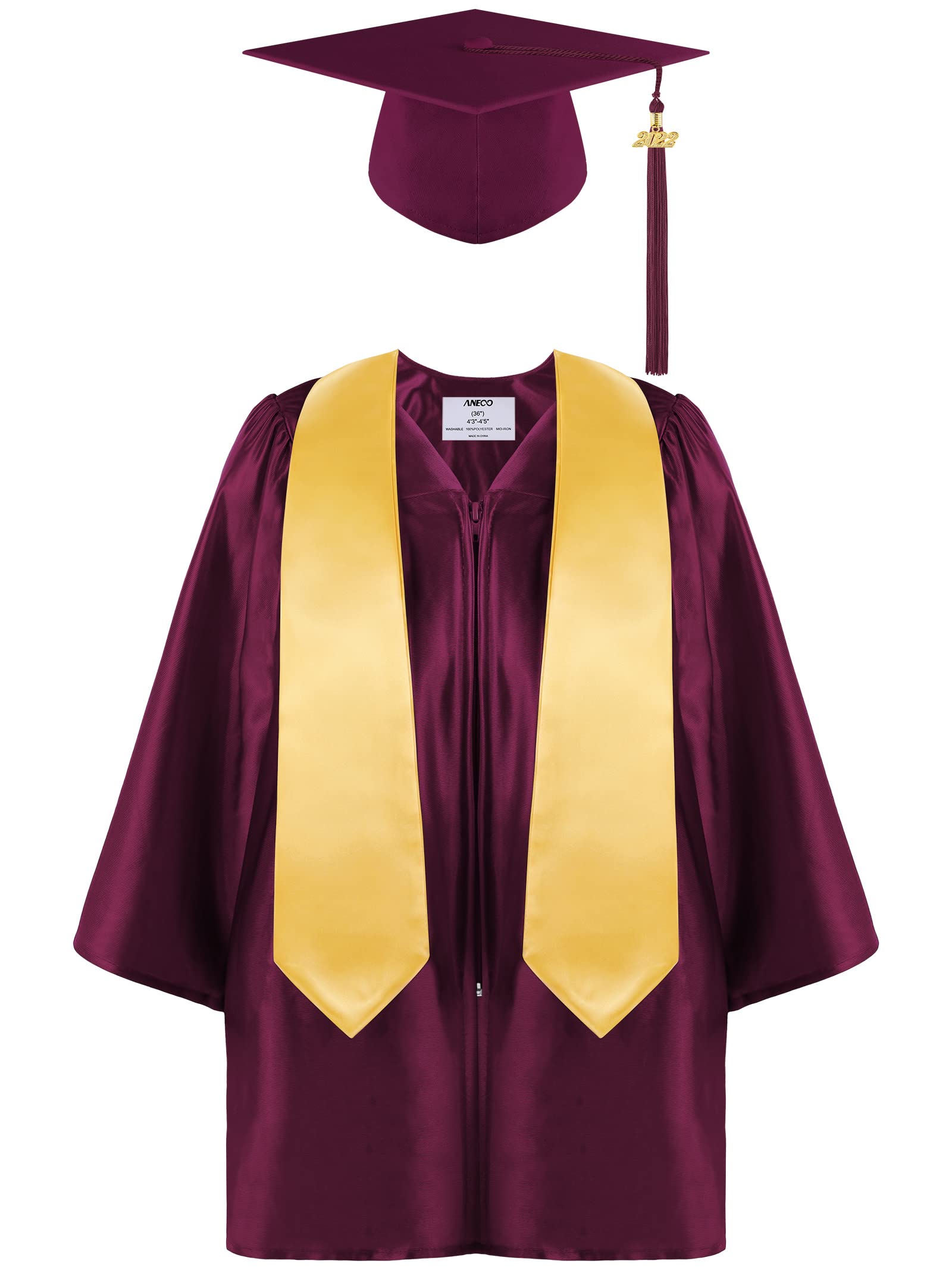 Buy Aneco Preschool Kindergarten Graduation Gown Cap Set with 2022