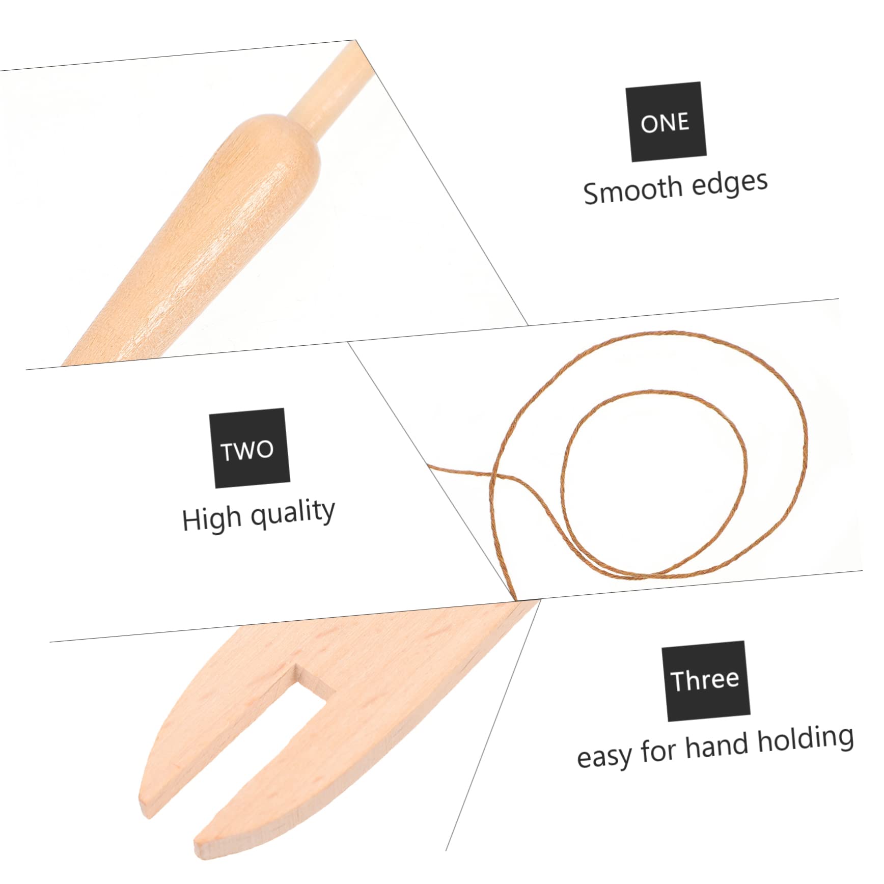 HOMSFOU 3 Ensembles Kit Outils de Tricot Ensemble de Métiers à DIY pour Adultes Aiguilles à Tricoter avec Fil Coton Activités Manuelles et Apprentissage Créatif