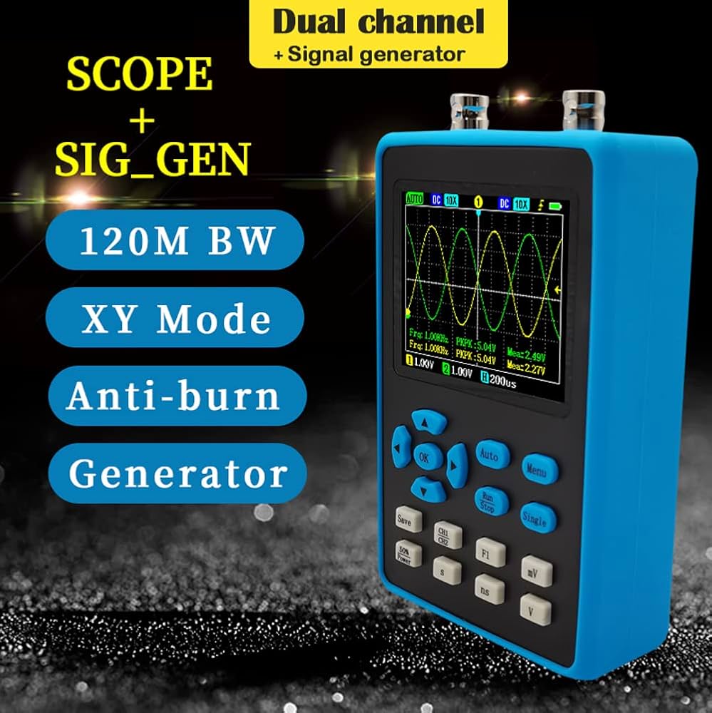 ハンディオシロスコープ　JDS2012A Handheld Oscilloscope JDS2012A - 2 Channels, 20mhz Bandwidth