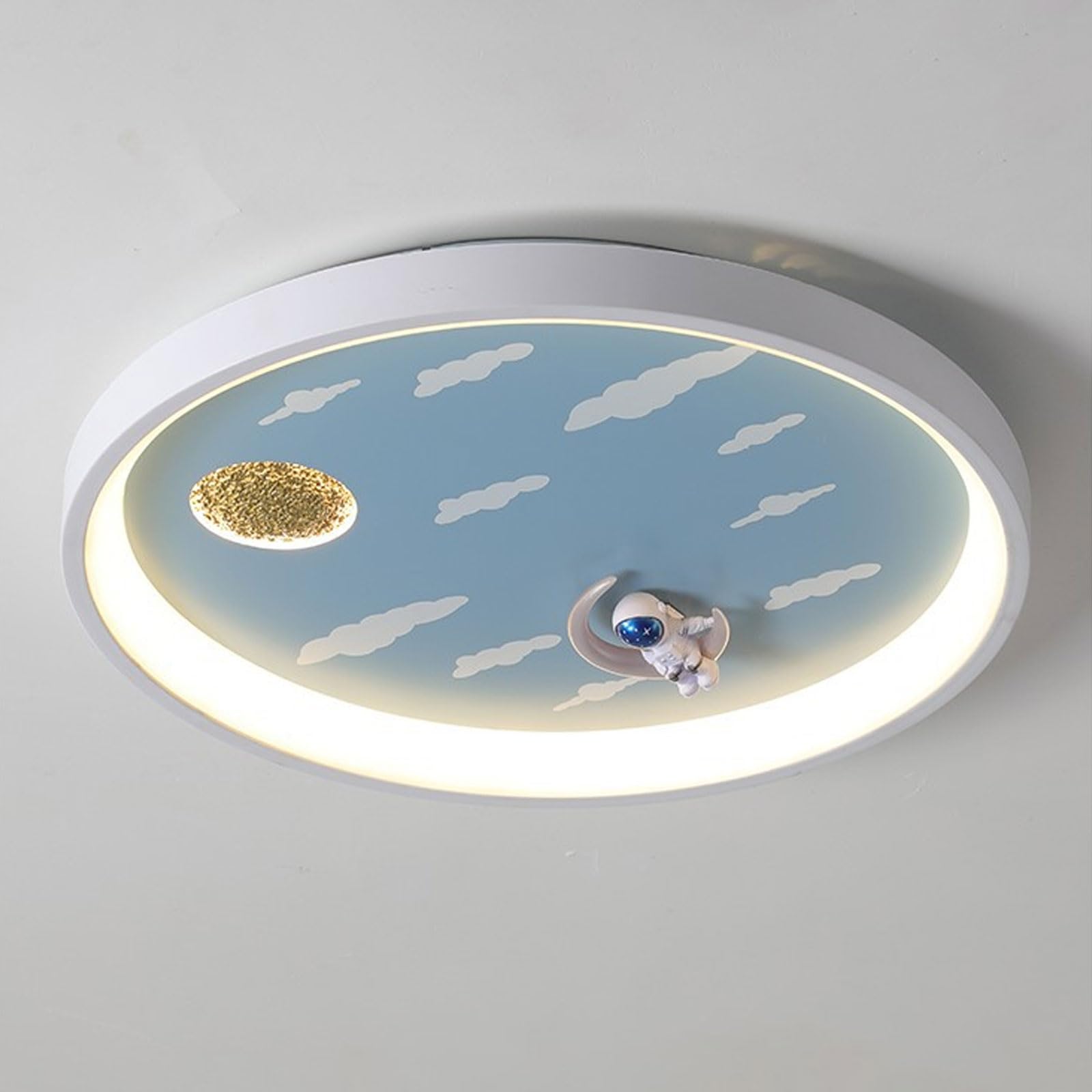 Lampe à plafond créative space pour éliminer la peur du noir des enfants