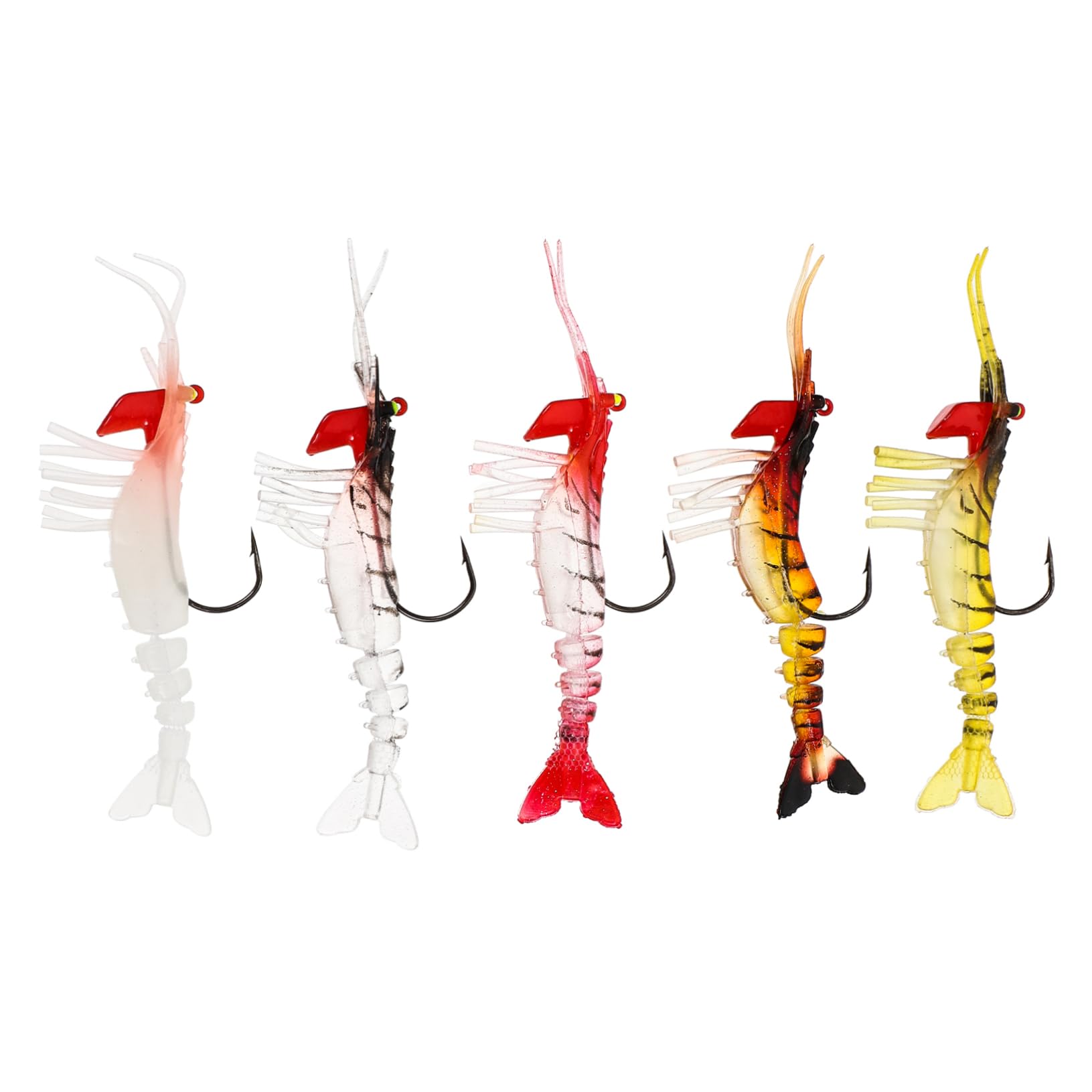 YARNOW 15piezas Cebos Artificiales De Biónico Luminiscente para Pesca Señuelos De para Trucha Lucio
