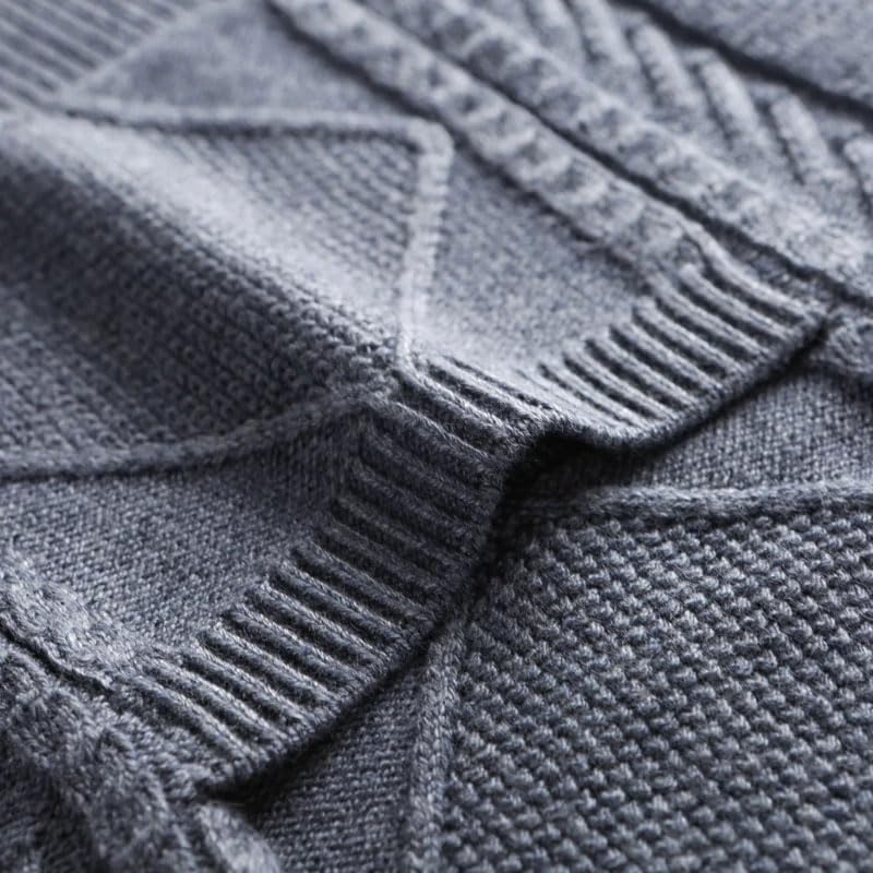 Men Knit Vest Sleeveless Buttons Down Sweater Thick Basic Warm Casual Vest Sleeveless Cardigan4