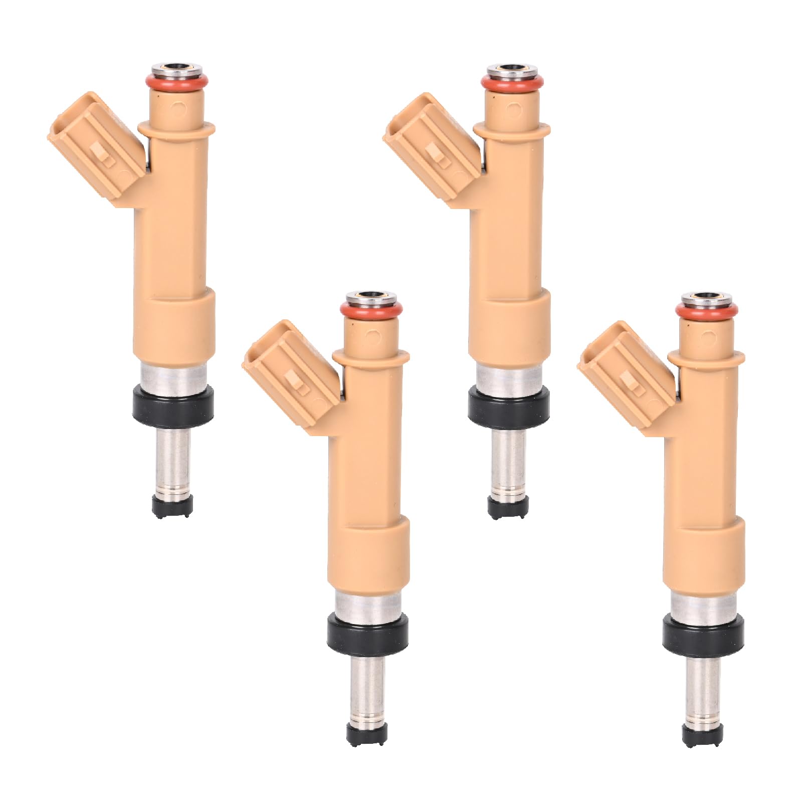 Fuel Injectors 23250-0T020 Set of 4 Compatible with Toyota Corolla 2009-2019 Matrix 2009-2013 Scion xD 2008-2009 1.8 L Replace# 23209-09140 23209-39145 12 Holes-image-16