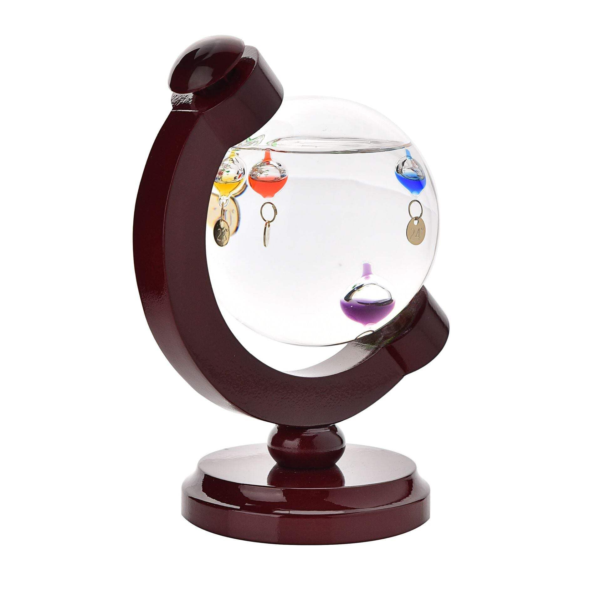 Wm Widdop Thermomètre de Galilée en forme de globe