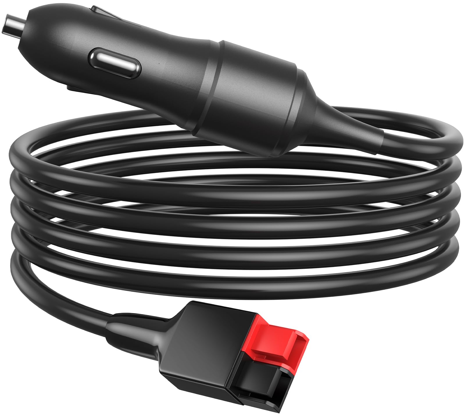 Photo 1 of Aimou 12AWG Car Cigarette Lighter Plug to Anderson Connector Extension Cable, 12V Heavy Duty DC Charging Cord with Resettable Fuse for Portable Power Station Solar Generator 12V Vehicle-4.9FT