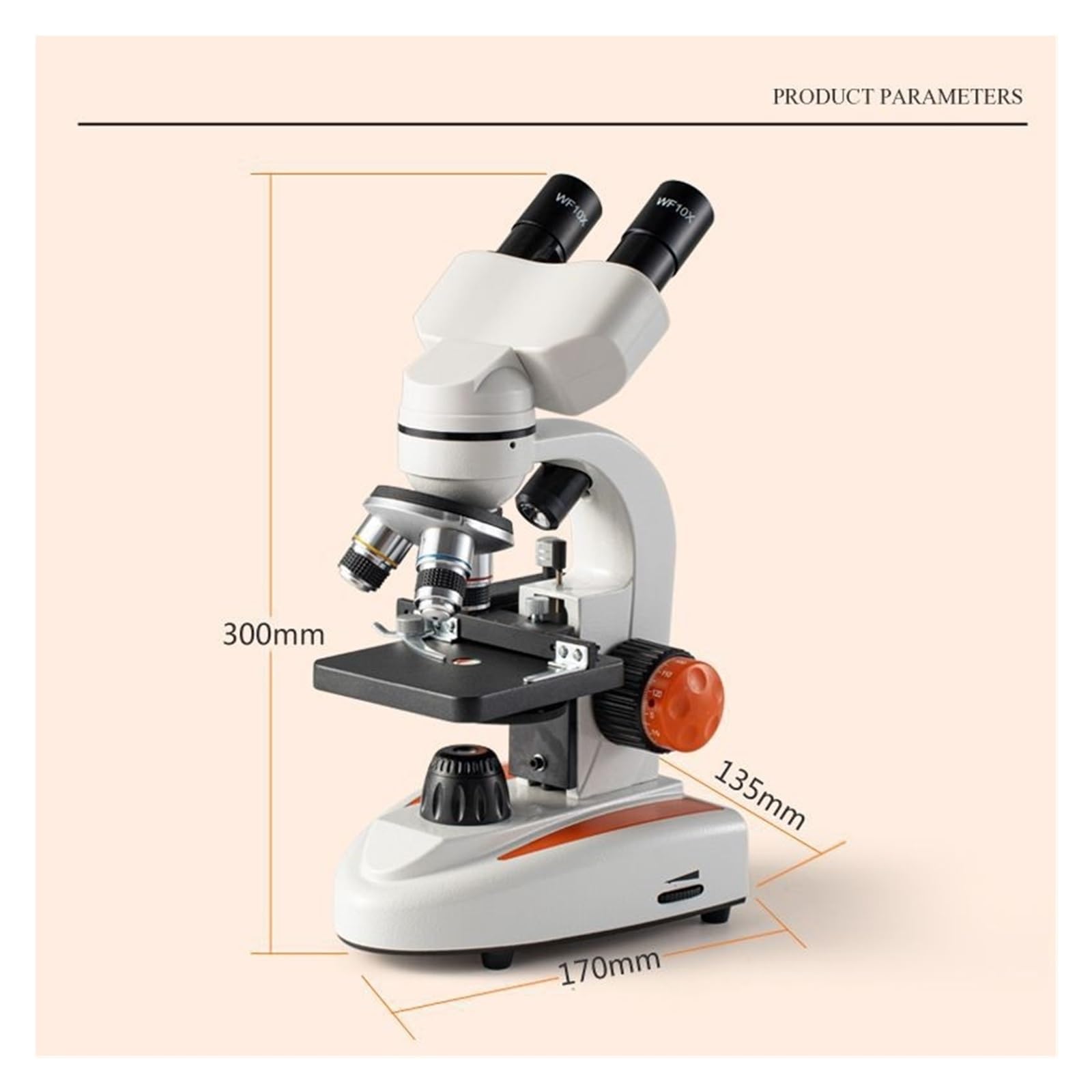 Mikroskop cyfrowy, Mikroskop 40X-1600X Lornetka Biologiczna | Do Laboratorium, Szkoły, Ucznia, Dzieci, Dorosłego, Początkującego