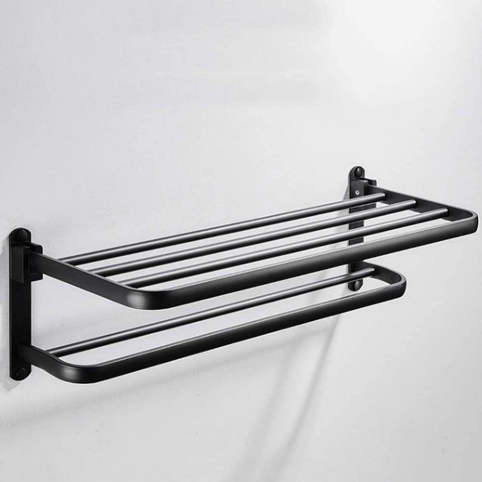 GONMDOPY Towel Rail,Bathroom Shelf Multifunctional Towel Rack Storage Aluminum Kitchen Organiser Hardware Bathrooms Accessories Home Decor